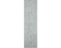 Safavieh Tapijtloper Haven Blauw Polyester Klassiek 69 x 244 cm
