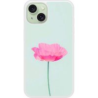 Apple Siliconen hoesje compatibel met iPhone 15 Rose Flower
