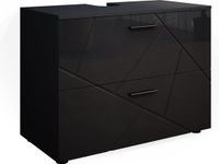 Vicco Irma Wastafelonderkast – 80 x 58.6 cm Antraciet Hoogglans