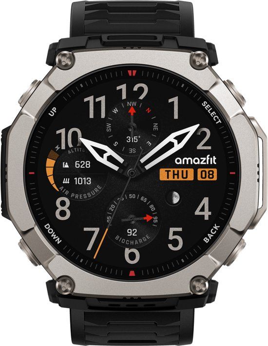 Amazfit T-Rex Ultra 2 Zwart