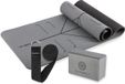 HMS Gray Serie Yogaset - TPE Mat, Joga Blok, Joga Riem - Grijs/Zwart
