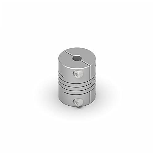 Greendhat Panda Greendhat Koppeling voor CNC Koppelingsparen OD 20X25mm ID6.35/7/8/9.5/10mm Aluminium voor stappenmotor Flexibele askoppeling (binnendiameter 8mm tot 9.5mm) printeronderdelen (Grootte: 9.5mm tot 10mm)