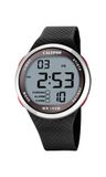 CALYPSO Horloge Digitaal Heren van Rubber Zwart Sport Herenhorloge