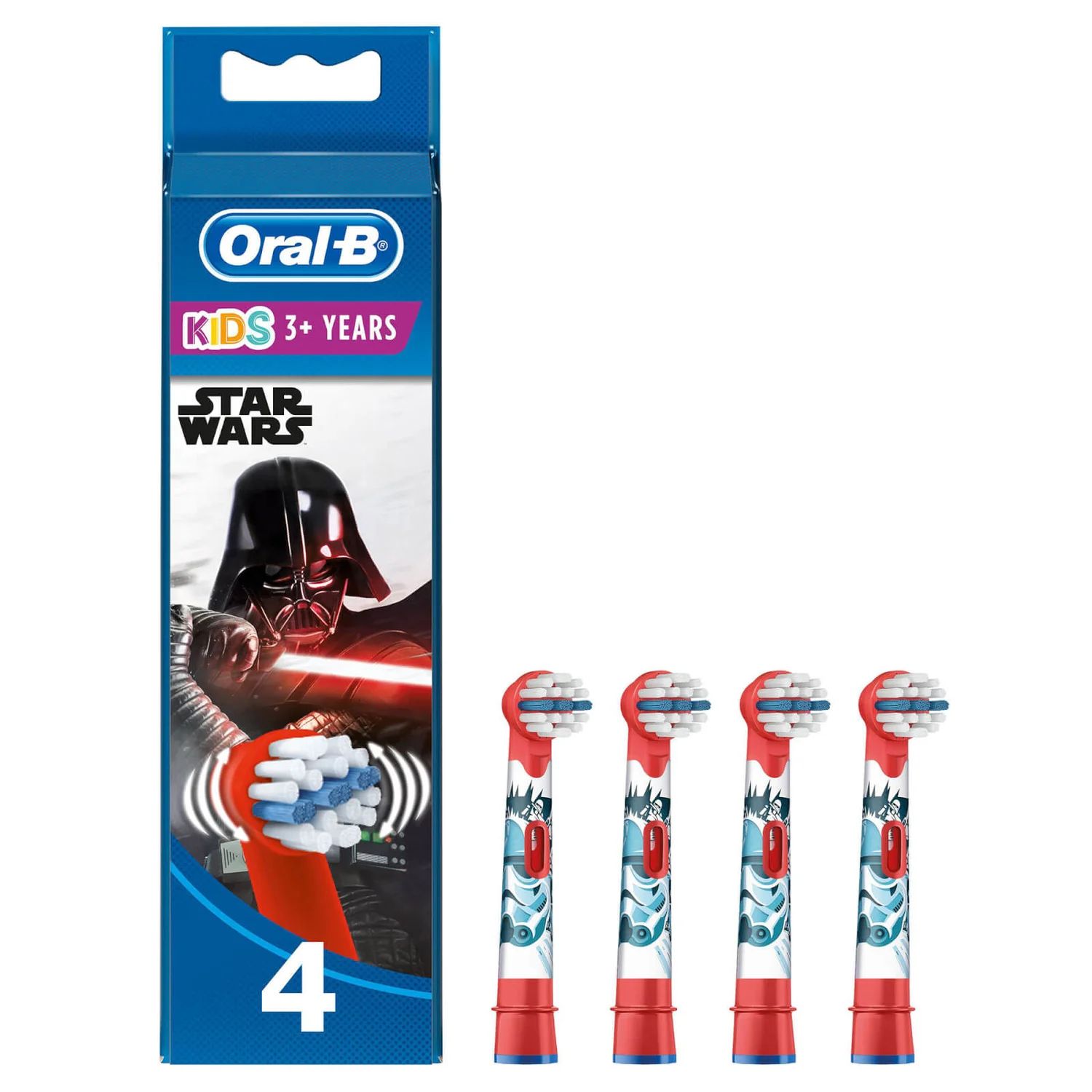 Oral-B Kids Star Wars Opzetborstels - 4 stuks