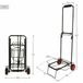 Actieve multifunctionele kar Zwart 35 x 35 x 87 cm