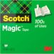 Scotch Magische tape van 3M, 19 mm x 66 m - Helder