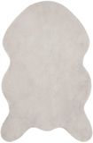 vidaXL - Antislip vloerkleed van imitatie konijnenbont OLITE Beige