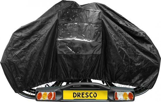 Dresco Fietshoes voor 2 fietsen - 150x74x123cm - Zwart
