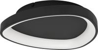 Eglo Loretello Plafondlamp - Wandlamp - LED - Ø 35 cm - Zwart - Instelbaar wit licht - Dimbaar