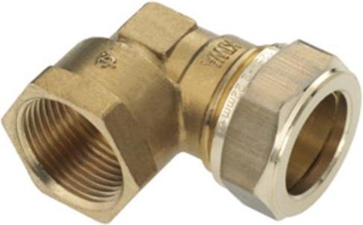 Bonfix messing knelfitting bocht 12mm x 1/2inch FxRp
