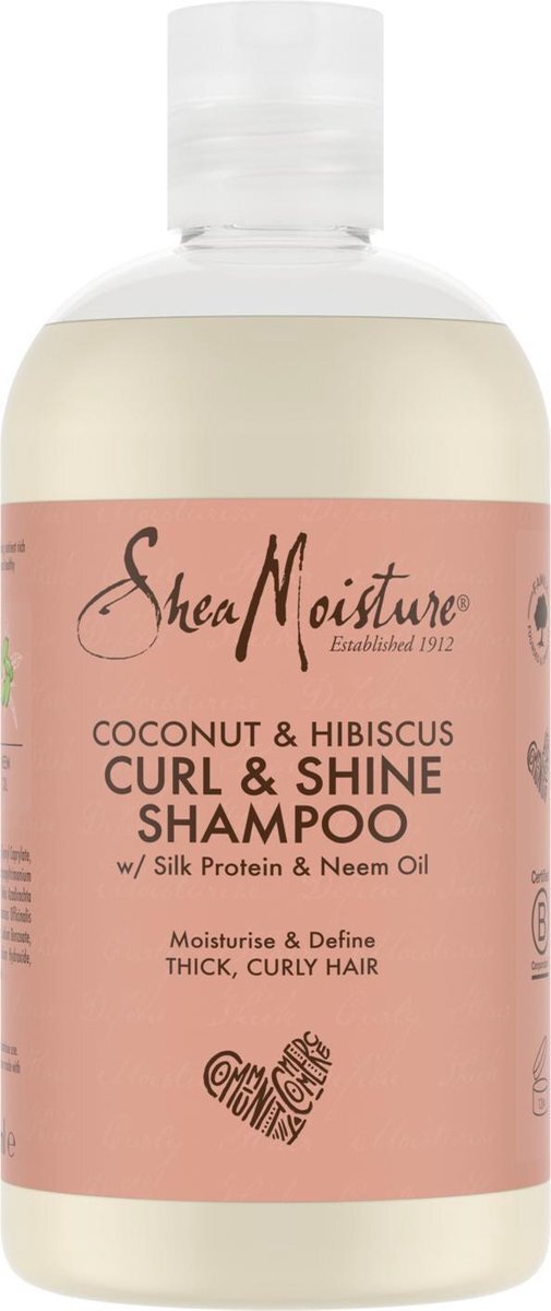 Shea Moisture SheaMoisture Coconut & Hibiscus Curl & Shine Shampoo - 384 ml