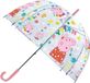 Peppa Pig paraplu - voor kinderen - roze/transparant - D61 cm