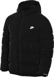 Nike Heren jas M Nk Sf Wr Pl-Fld Hd Jkt, Black/Black/Sail, FB8185-010, 2XL
