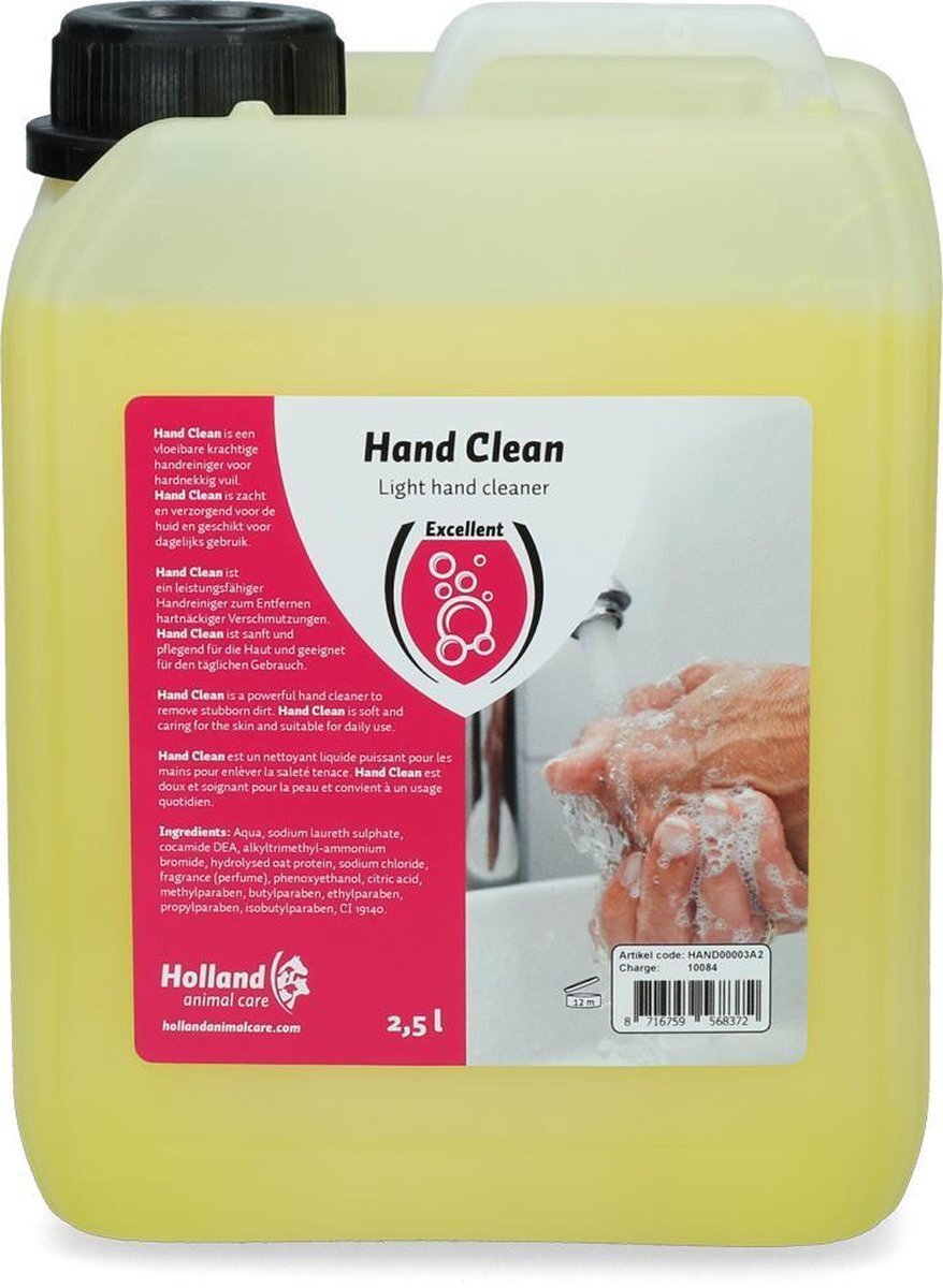 Holland Animal Care H.A.C. Handclean handzeep 2,5L Voordeelverpakking