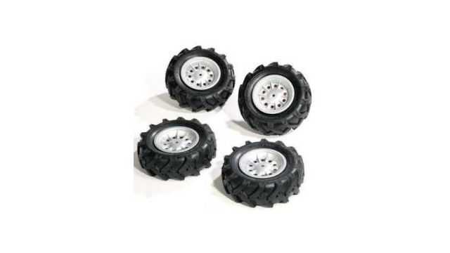 rolly toys 409181 Set van 4 Luchtbanden voor RollyFarmrac Classic en RollyTruck Unimog