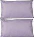 Anna's Collection Coussins d'extérieur - 2x - Lilas Violet - 30 x 50 cm