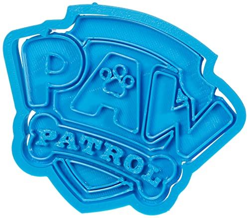 Cuticuter Wapen Paw Patrol uitsteekvorm - 8 x 7 x 1,5 cm - blauw
