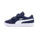 PUMA Unisex Kids Puma Smash v2 SD V PS Sneakers, Peacoat-Puma White, 31 EU