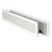 La Ventilazione De ventilatie PT489B kunststof ventilatie rechthoekig 480 x 98 mm telescopic, wit
