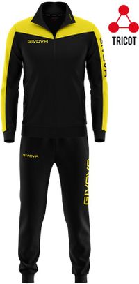 Givova Roma Trainingspak Zwart S Man