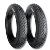 2 banden 20 x 4,0 cm voor Fat Bike E-Bike banden 20 inch (20 inch), 2 stuks