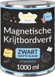 Creative Deco Zwart Krijtbord Verf Magneetverf – 1000ml – Mat, voor Muren