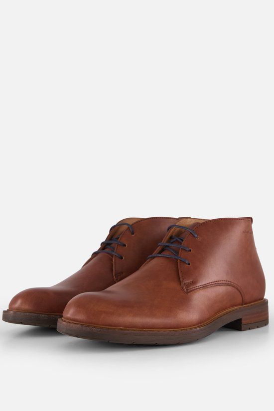 Van Lier Veterschoenen cognac Leer - Maat 41