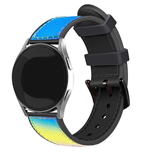 Strap-it nylon hybrid bandje - kleurrijk - Geschikt voor Xiaomi Mi Watch