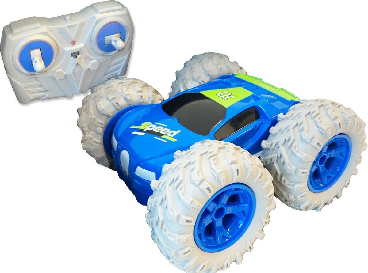 Topraiders RC Flip 360 Super Racer blauw 1:18