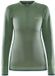 Craft Adv Warm Intensity Long Sleeve Base Layer Green XS Woman
