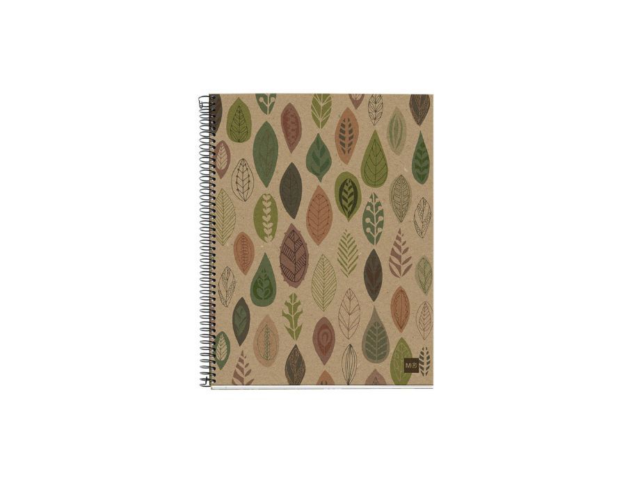 Notitieboek - Leaves - A4 Blanco - 120 blz