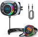 OEM BeltAvenue Holding B.V. Bluetooth 5.3 FM Transmitter - Auto Snel Lader Carkit Bluetooth Receiver Auto – QC3.0 & PD30W Snellader, Handsfree Bellen, Bassversterker, Kleurrijke LED-verlichting, Luchtroosterbevestiging, Ondersteunt AUX-uitgang