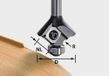 Festool 499810 S8 HW R1.5 D28 KL12.7OFK Afrondfrees