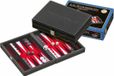 Philos Backgammon Koffer Tinos Magnetisch (Rood)