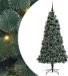 vidaXL Kunstmatige Voorverlichte Kerstboom met Ballenset Groen 180 cm