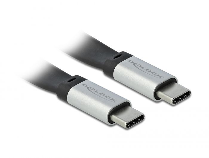 DeLOCK 85926 USB-kabel - 0,22 m - Zwart, Zilver