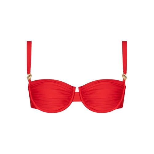 The Lola Club Orelia voorgevormde beugel bikinitop rood