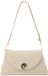 Coccinelle Leren schoudertas Nikla Handbag Double Grainy Leather Sandshell / Seagrass beige