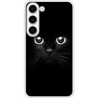 Samsung Galaxy S23 Yeux de chat Verstevigd hoesje met sublimatie bedrukking