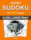 Jumbo Extra Large Print Sudoku: Hard – Volume 1