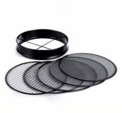 Merkloos Relaxdays Tuinzeef - 5-in-1 - ø 30 cm - zwart
