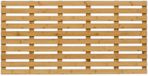 Relaxdays badmat bamboe - 100 x 50 cm - antislip - sneldrogend
