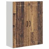 vidaXL Wandkast PORTO Oudhout 80 x 31 x 100 cm