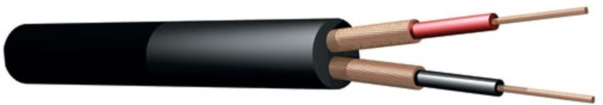 SkyTronic DMX Kabel HQ 6mm Zwart 100m High Quality Cable