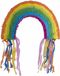 Merkloos / Sans marque Regenboog pinata - verjaardag - 56 x 35 cm - vullen met cadeau's - papier - mexicaans vermaak