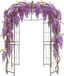 Relaxdays Pavillon de roses - 211x275x211 cm - Cadre en métal - Bronze
