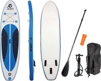 ENERO Planche de SUP gonflable 300x76x15 cm – Set jusqu'à 135 kg – Bleu