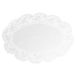 Garcia de Pou 250 stuks ovale placemats in doos, bedden, wit, 30 x 30 x 30 cm