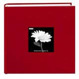Pioneer 9 x 9" Doek Fotoalbum met Lijst, Appelrood