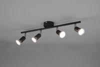 TRIO REALITY PARIS Spot Zwart mat GU10 3W Plafondbevestiging